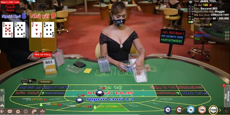 Quy tắc phân chia bài trong Baccarat xác định theo luật nhà cái Quy tắc phân chia bài trong Baccarat xác định theo luật nhà cái